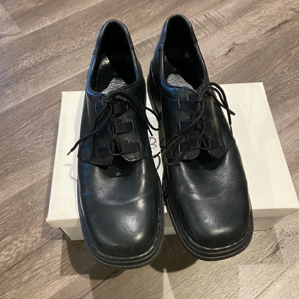BCBG Black Clog Shoes